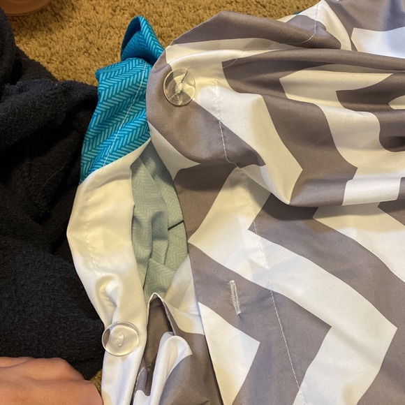 Queen chevron duvet cover with one chevron pillow case - Picture 4 of 6